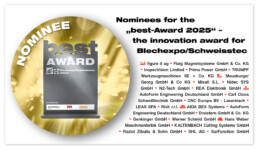 Schweisstec Internationale Fachmesse für Fügetechnologie Best Award Nominee 2025 2 uai